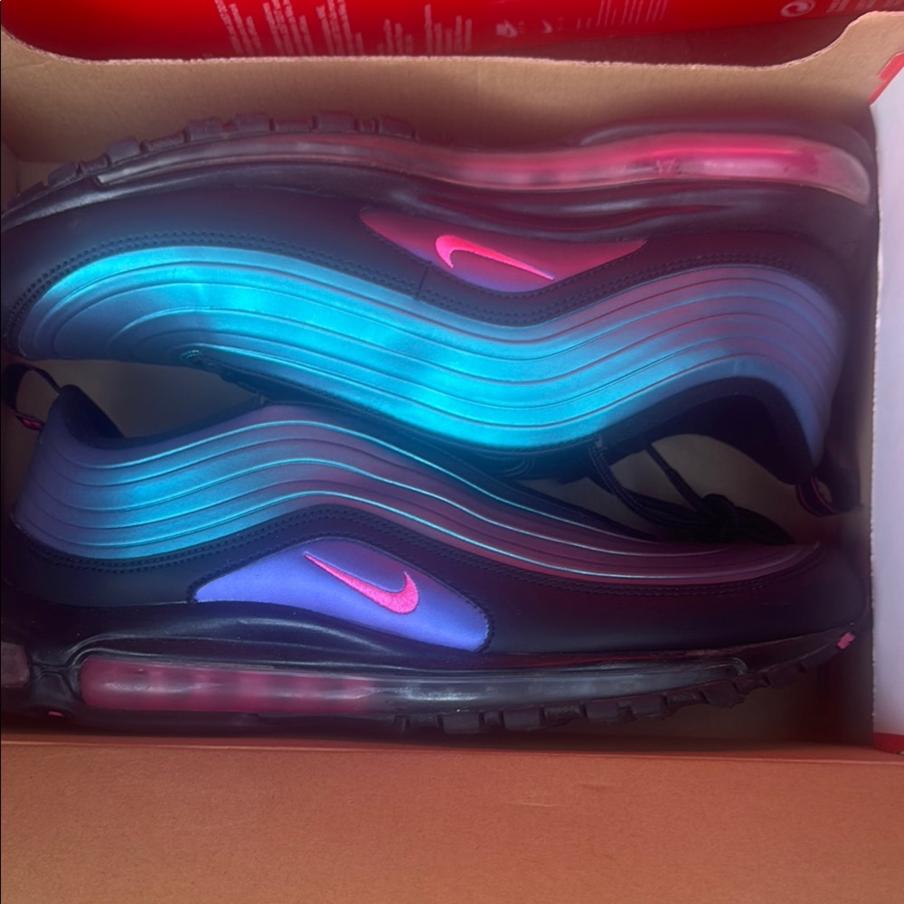 Nike Air Max 97 Black and Blue Sneakers